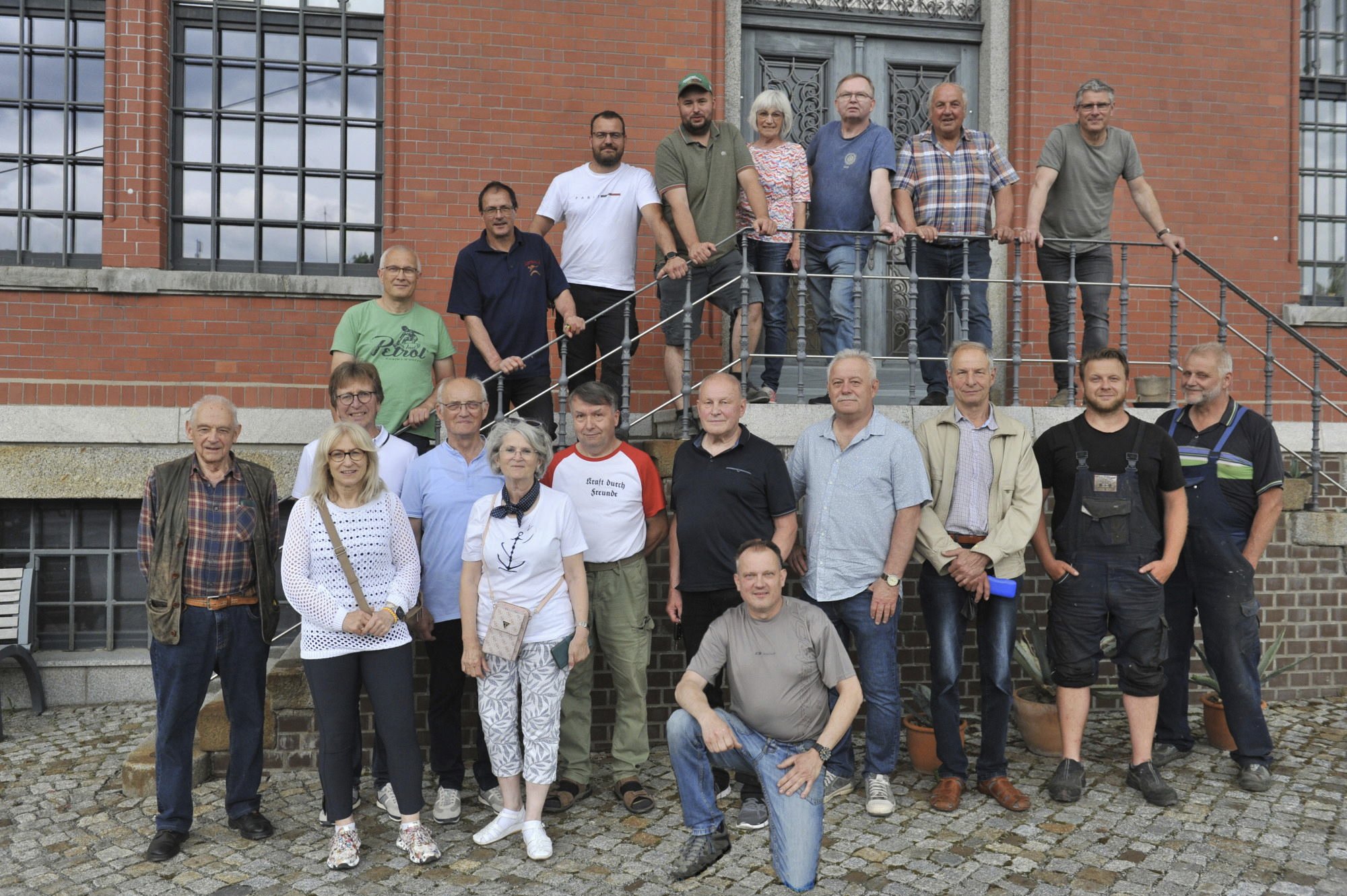 Unsere sächsische Hanomag-Truppe nebst der MVC-Mitglieder und deren Begleiter
